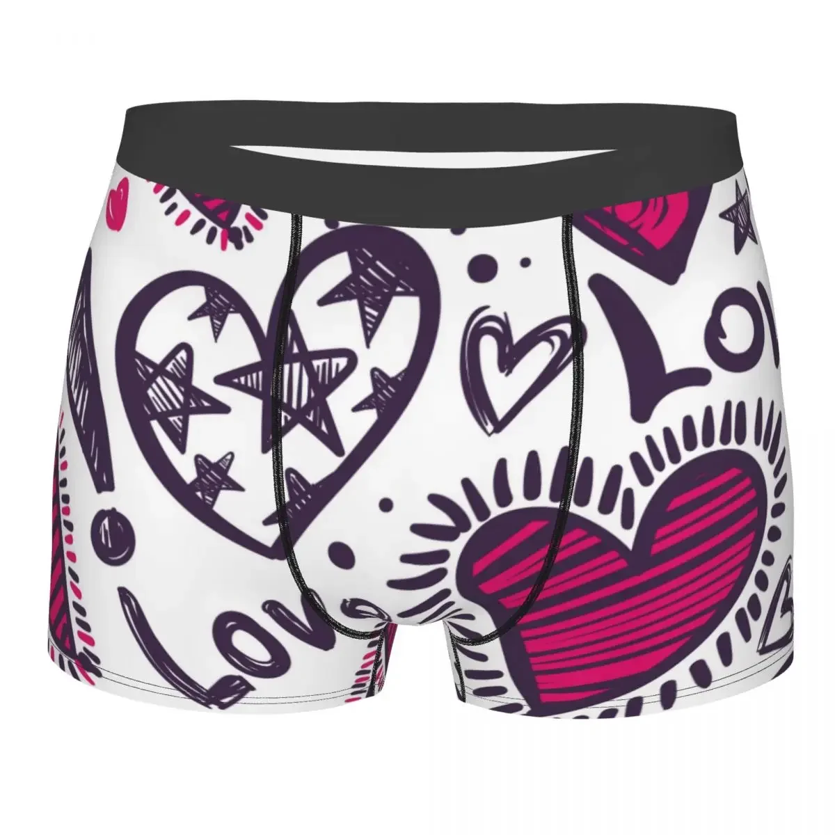 Boxer Men Underwear Male Panties Abstract Love Pattern Valentines Day Hearts Stars Shorts Boxer Comfortable Shorts Homme
Boxer Men Underwear Male Panties Abstract Love Pattern Valentines Day Hearts Stars Shorts Boxer Comfortable Shorts Homme