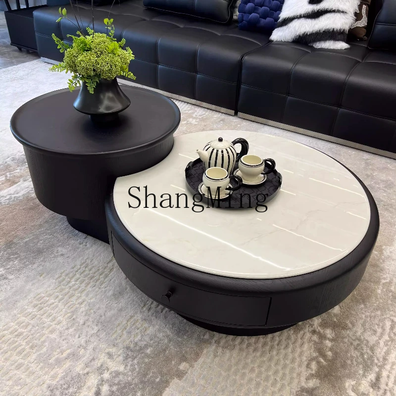 SM minimalist round telescopic storage coffee table living room household small apartment high-end sense simple and modern
SM minimalist round telescopic storage coffee table living room household small apartment high-end sense simple and modern