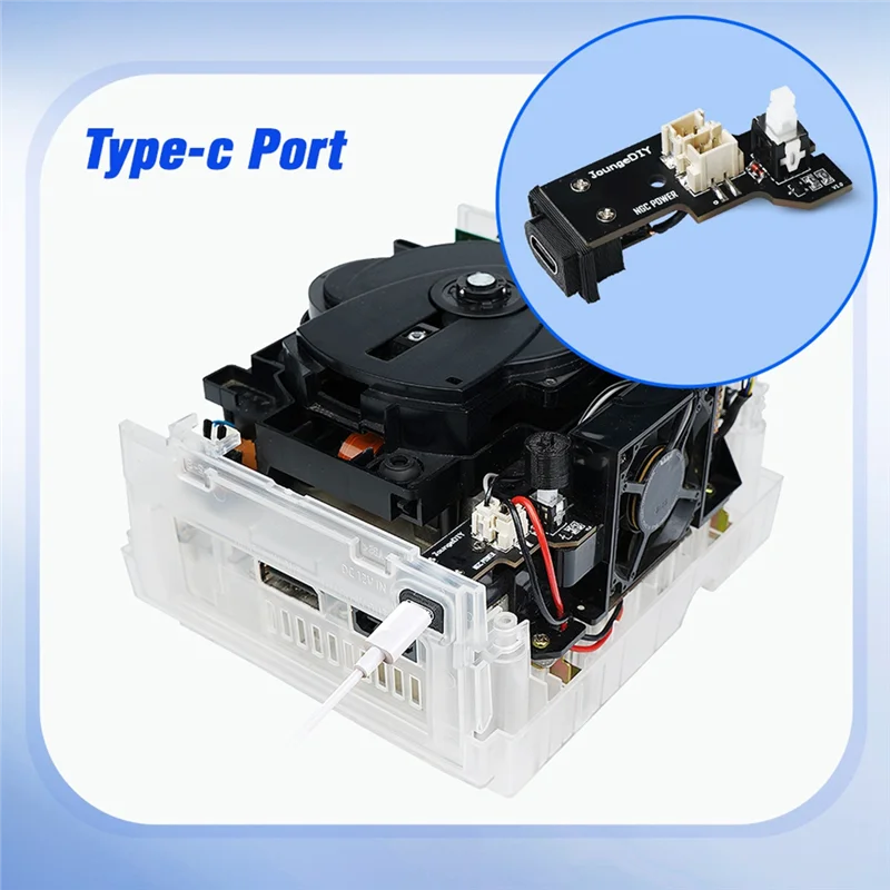 B37B-For NGC Gamecube Power Adapter New Type-C Interface Dedicated PSU Power Supply For NGC Game Console DOL-001/101
B37B-For NGC Gamecube Power Adapter New Type-C Interface Dedicated PSU Power Supply For NGC Game Console DOL-001/101