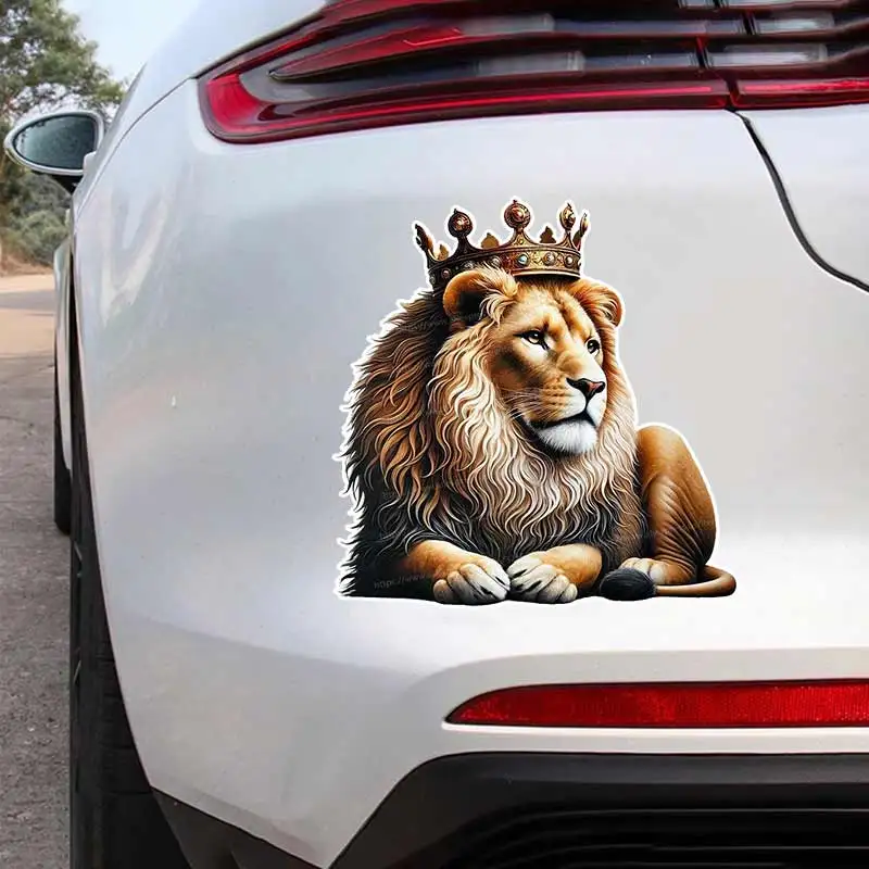 Crowned Lion Animal Car Sticker Waterproof Vinyl Decal on Bumper Rear Window Laptop Self-adhesive Decal Car Accessories Y356
Crowned Lion Animal Car Sticker Waterproof Vinyl Decal on Bumper Rear Window Laptop Self-adhesive Decal Car Accessories Y356