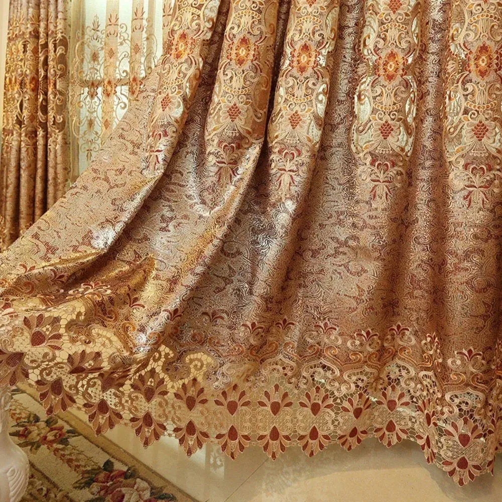 Curtains for Living Dining Room Bedroom European Style Water Soluble Embroidery Palace Luxury Retro Windows Door Kitchen
Curtains for Living Dining Room Bedroom European Style Water Soluble Embroidery Palace Luxury Retro Windows Door Kitchen