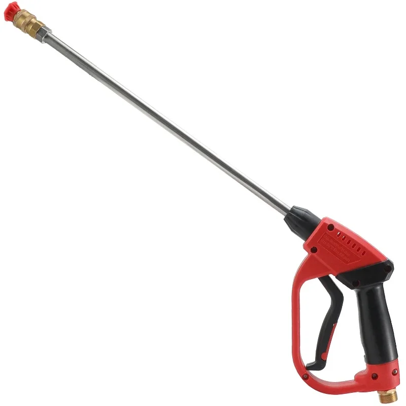 Cross-border high-pressure 5000PSI ceramic spool 3-in-1 car wash water gun cleaning gun with 5-color nozzle adapter
Cross-border high-pressure 5000PSI ceramic spool 3-in-1 car wash water gun cleaning gun with 5-color nozzle adapter