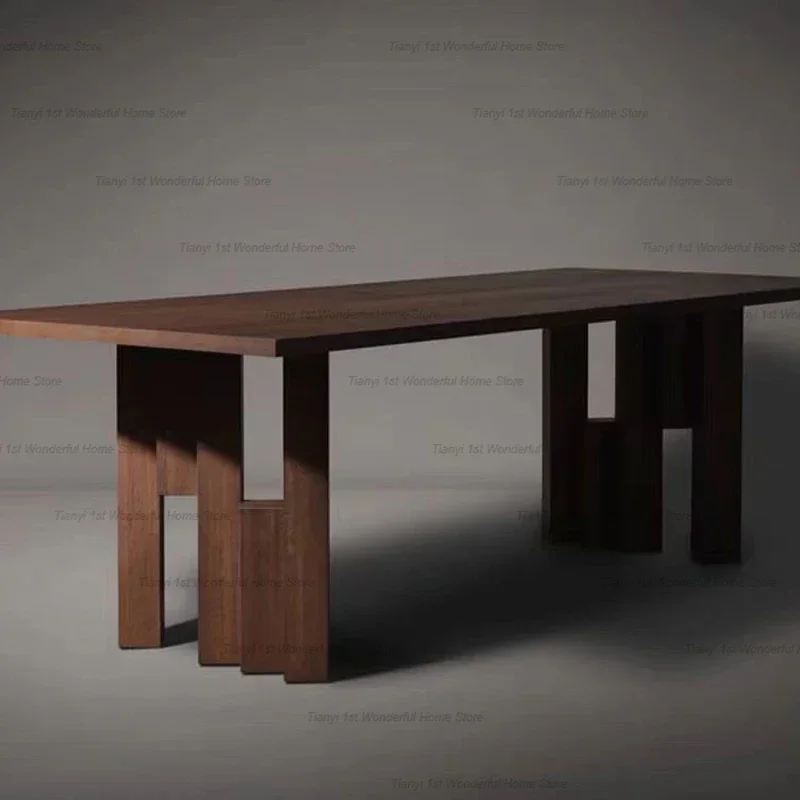 Modern Restaurant Italian Style Dining Tables Solid Wood Designer Simplicity Dining Tables High-end Home Furniture Vajilla HBDT
Modern Restaurant Italian Style Dining Tables Solid Wood Designer Simplicity Dining Tables High-end Home Furniture Vajilla HBDT