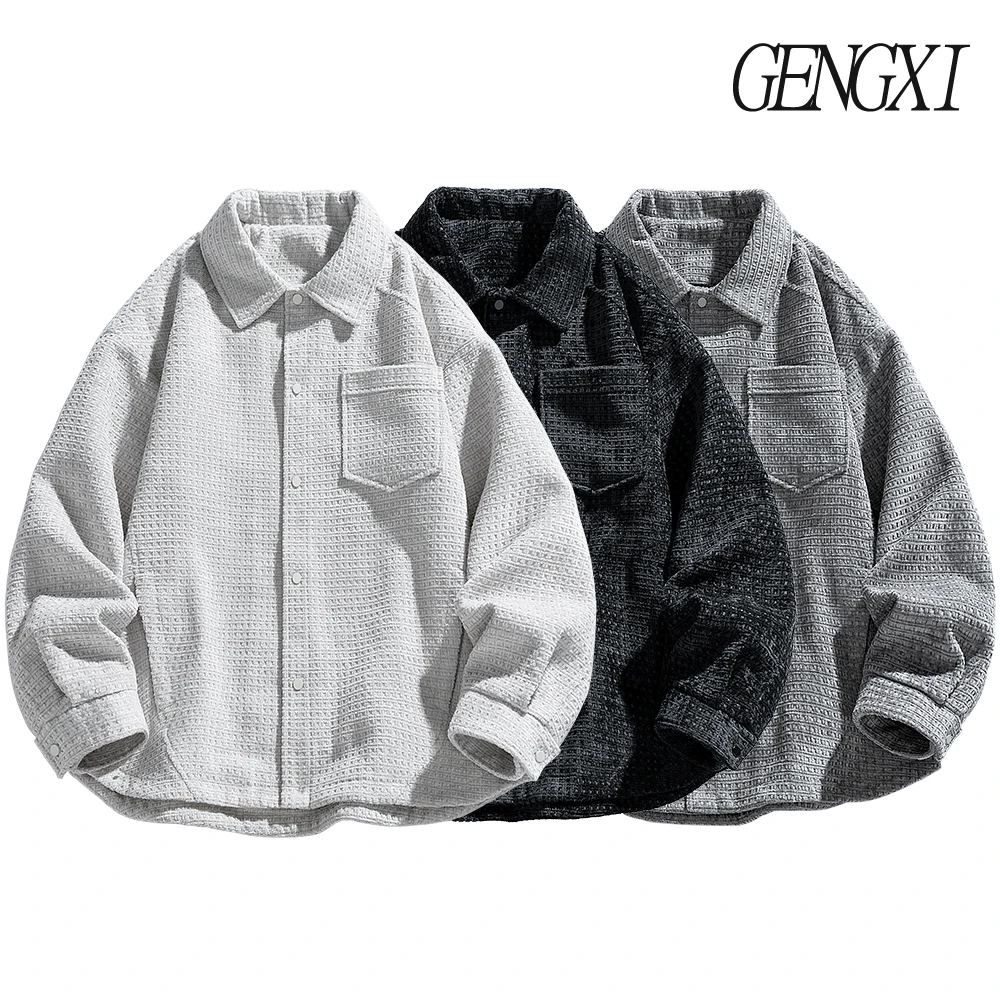 2025 Autumn/Winter New Men's Shirt Jacket Casual Retro Style Checkered Cardigan Jacket Single-Breasted Suit Jacket Trendy Men's
2025 Autumn/Winter New Men's Shirt Jacket Casual Retro Style Checkered Cardigan Jacket Single-Breasted Suit Jacket Trendy Men's