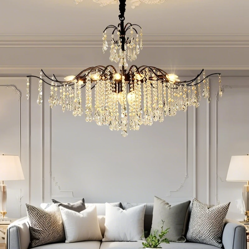 Nordic Minimalist Branch K9 Crystal Chandeliers for Living Room Hanging Lights High Ceiling Chandelier for Villa Bedroom
Nordic Minimalist Branch K9 Crystal Chandeliers for Living Room Hanging Lights High Ceiling Chandelier for Villa Bedroom