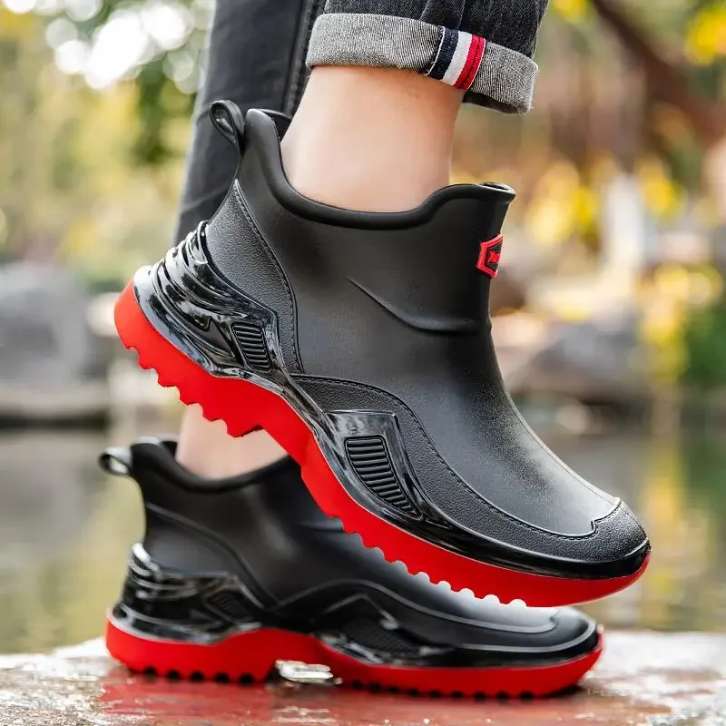 Короткие мужские туфли на толстой платформе с низким берцем, новые дешевые резиновые пластиковые резиновые сапоги, галоши, городские резиновые сапоги для мужчин
Короткие мужские туфли на толстой платформе с низким берцем, новые дешевые резиновые пластиковые резиновые сапоги, галоши, городские резиновые сапоги для мужчин