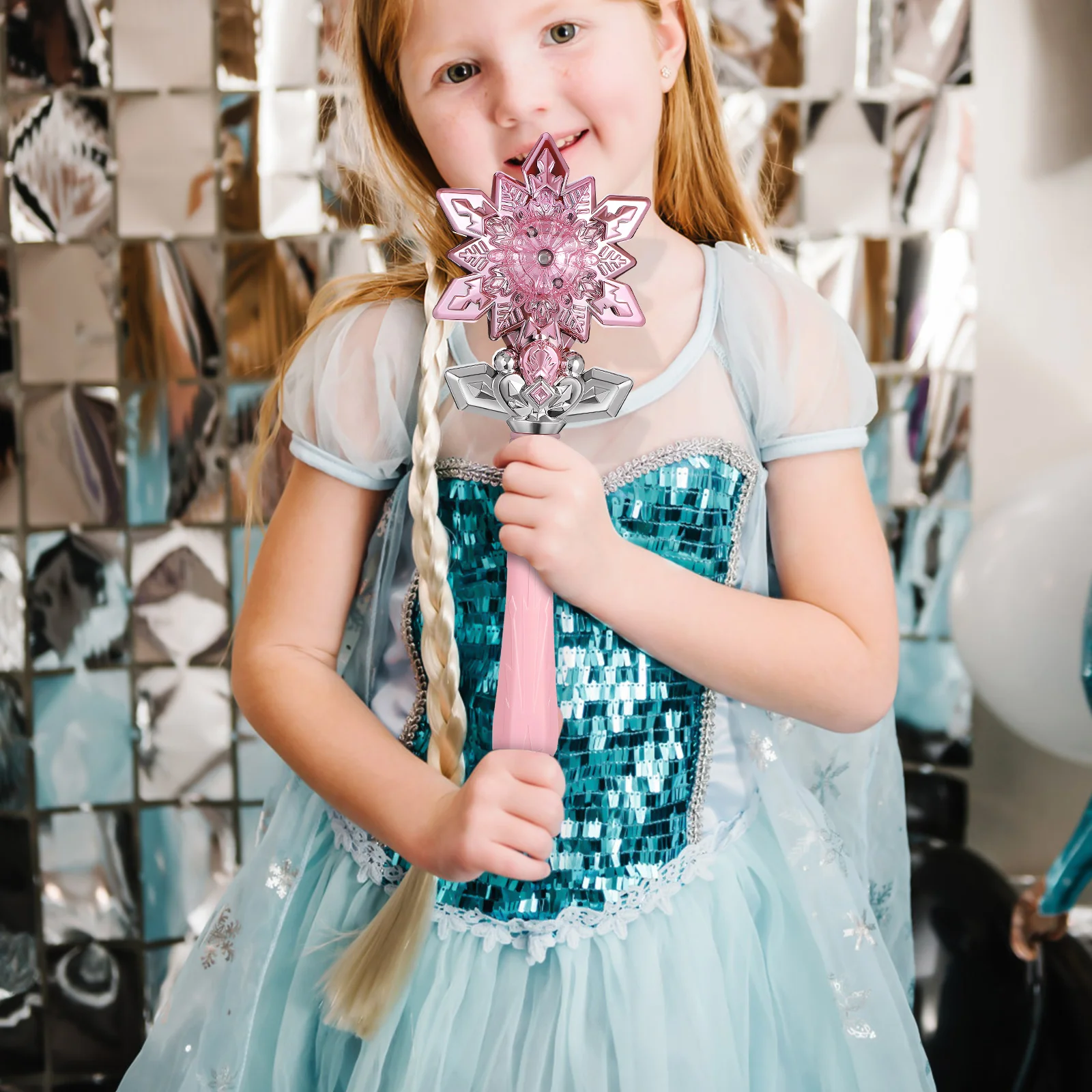Snowflake Wand Light Up Spray Musical Mist Effect Princess Cosplay Party Dress Up Fun Kids Wand Toddler Light for Kids
Snowflake Wand Light Up Spray Musical Mist Effect Princess Cosplay Party Dress Up Fun Kids Wand Toddler Light for Kids