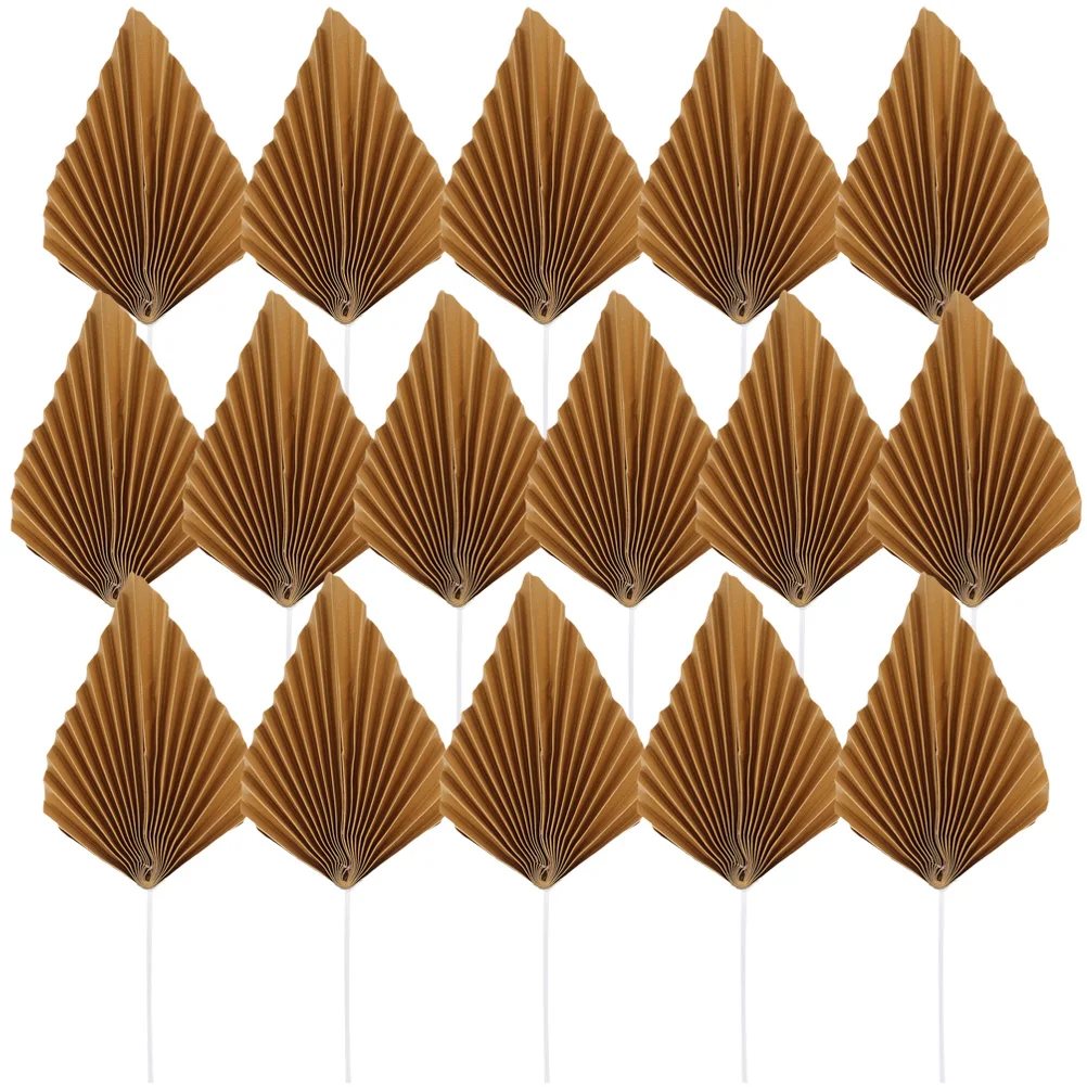 16pcs Golden Small Palm Leaves Cake Decoration Insert Toppers for Birthday Wedding Party Dessert Cupcake Picks Ornament
16pcs Golden Small Palm Leaves Cake Decoration Insert Toppers for Birthday Wedding Party Dessert Cupcake Picks Ornament