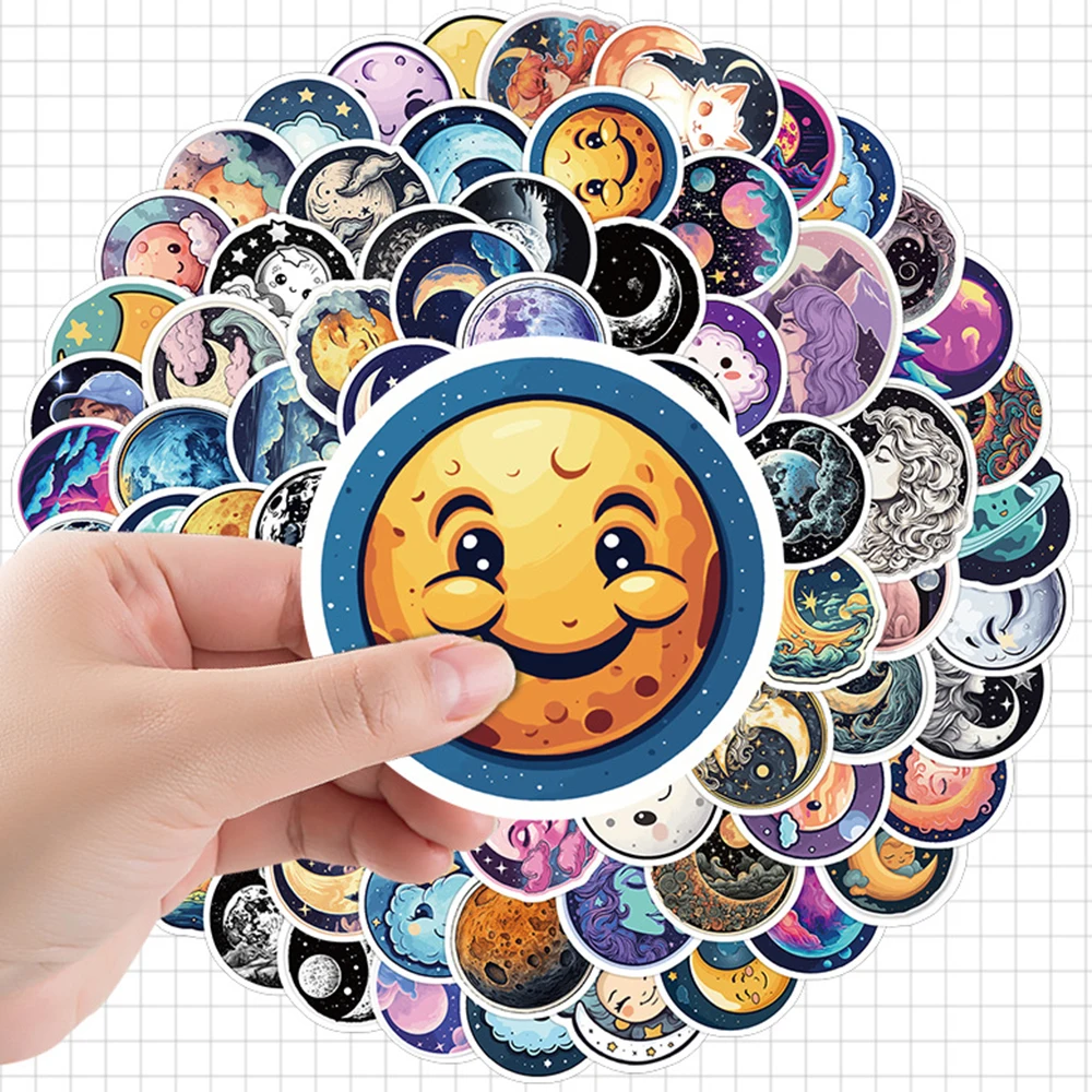 10/30/50/100pcs Cute Moon Star Cartoon Stickers Aesthetic Graffiti Sticker DIY Phone Water Bottle Laptop Bike Decals Decoration
10/30/50/100pcs Cute Moon Star Cartoon Stickers Aesthetic Graffiti Sticker DIY Phone Water Bottle Laptop Bike Decals Decoration