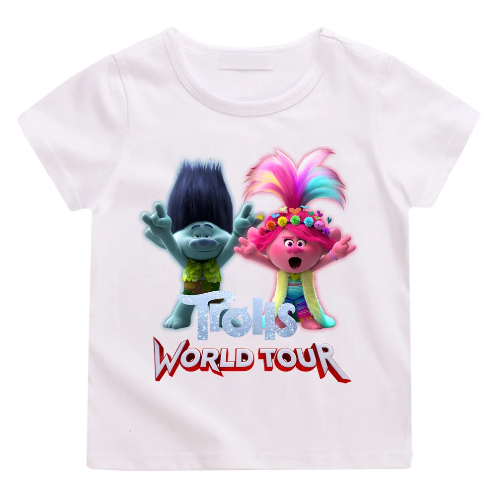 Trolls World Tour T-shirt 100%Cotton Anime Tees Children Summe Tee-shirt Kawaii Short Tshirt Camisetas High Quality Cartoon Tops
Trolls World Tour T-shirt 100%Cotton Anime Tees Children Summe Tee-shirt Kawaii Short Tshirt Camisetas High Quality Cartoon Tops