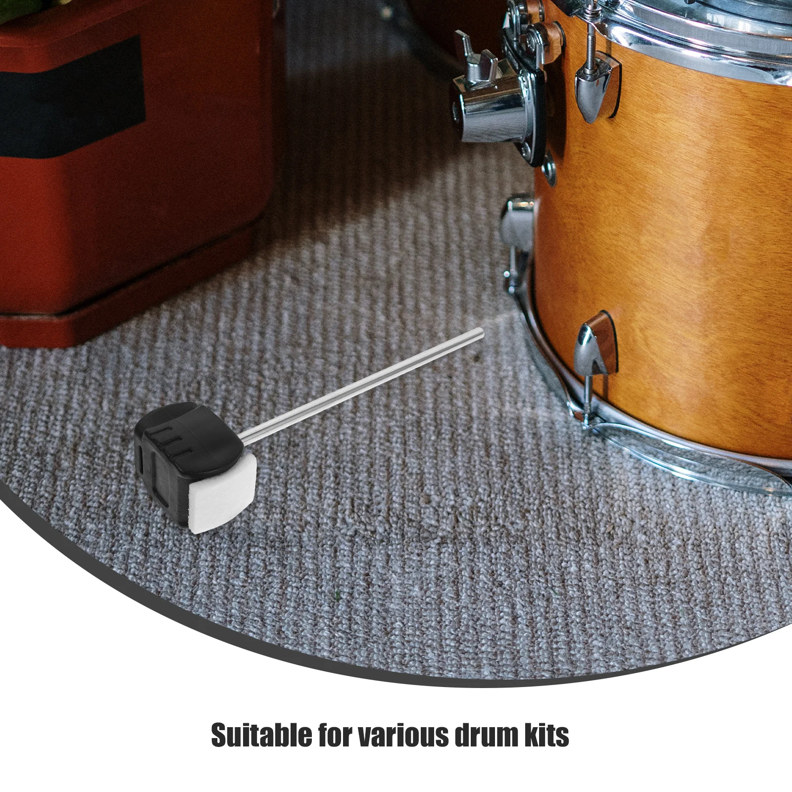 Stainless Steel Drum Pedal Hammer Bass Beaters Black Replacement Parts Accessories Durable Material Precise Force Compatibility
Stainless Steel Drum Pedal Hammer Bass Beaters Black Replacement Parts Accessories Durable Material Precise Force Compatibility