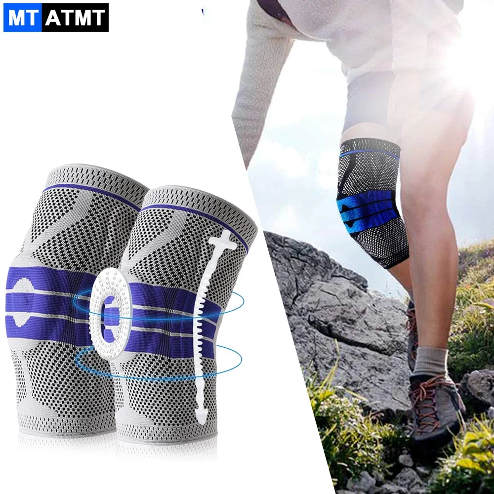 MTATMT Knee Patella Protector Brace Silicone Spring Knee Pad Basketball Running Women /men Knee Sleeve gym Sports Kne Pads
MTATMT Knee Patella Protector Brace Silicone Spring Knee Pad Basketball Running Women /men Knee Sleeve gym Sports Kne Pads