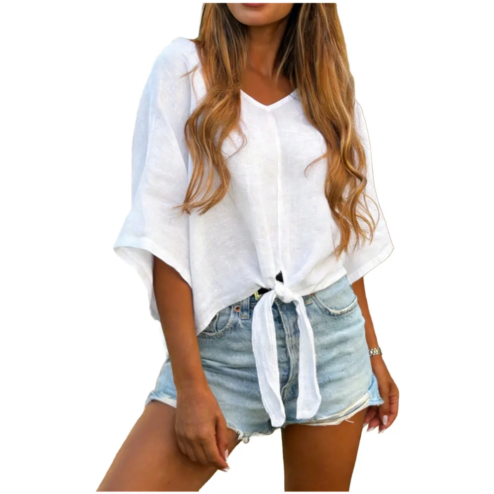 V Neck Sleeveless Batwing Blouse Women Pullover Loose Urban
V Neck Sleeveless Batwing Blouse Women Pullover Loose Urban