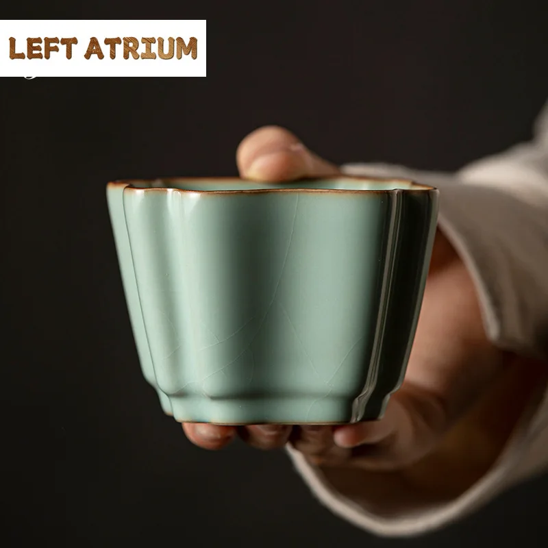 Boutique Ru Kiln Ceramic Tea Cup Retro Azure Porcelain Square Cup Open Piece Can Raise Puer Teacup Kung Fu Tea Single Master Cup
Boutique Ru Kiln Ceramic Tea Cup Retro Azure Porcelain Square Cup Open Piece Can Raise Puer Teacup Kung Fu Tea Single Master Cup