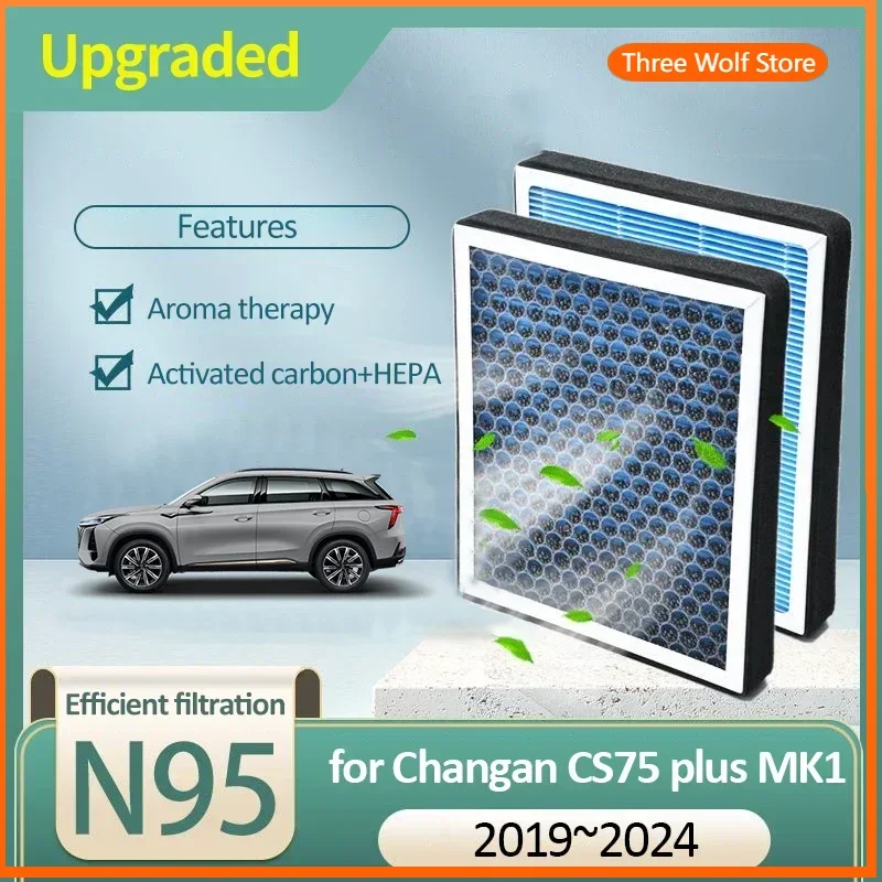 Activated Carbon Air Filter for Changan CS75 Plus MK1 2019 2020 2021 2022 2023 2024 Car Accessories Air Conditioner Auto Tools
Activated Carbon Air Filter for Changan CS75 Plus MK1 2019 2020 2021 2022 2023 2024 Car Accessories Air Conditioner Auto Tools