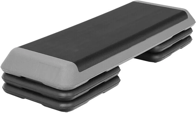 43'' Exercise Aerobic Step Platform Adjustable Fitness Stepper w/4 Risers Grey
43'' Exercise Aerobic Step Platform Adjustable Fitness Stepper w/4 Risers Grey