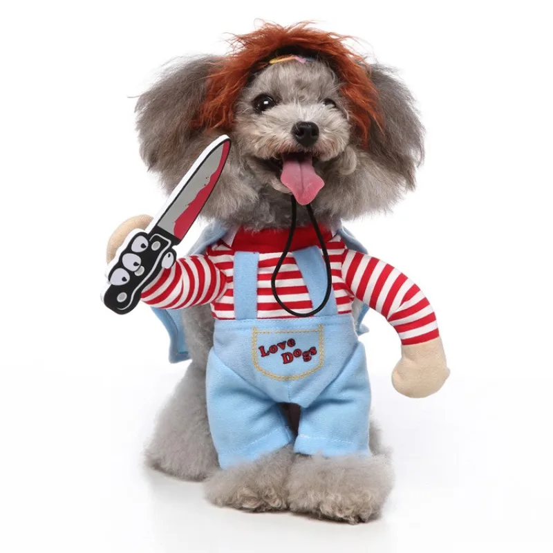 Funny Standing Panda Costume for Small Dogs, Cute Upright Pet Clothes with Arms, Halloween Xmas Cosplay Outfit for Bichon Teddy
Funny Standing Panda Costume for Small Dogs, Cute Upright Pet Clothes with Arms, Halloween Xmas Cosplay Outfit for Bichon Teddy
