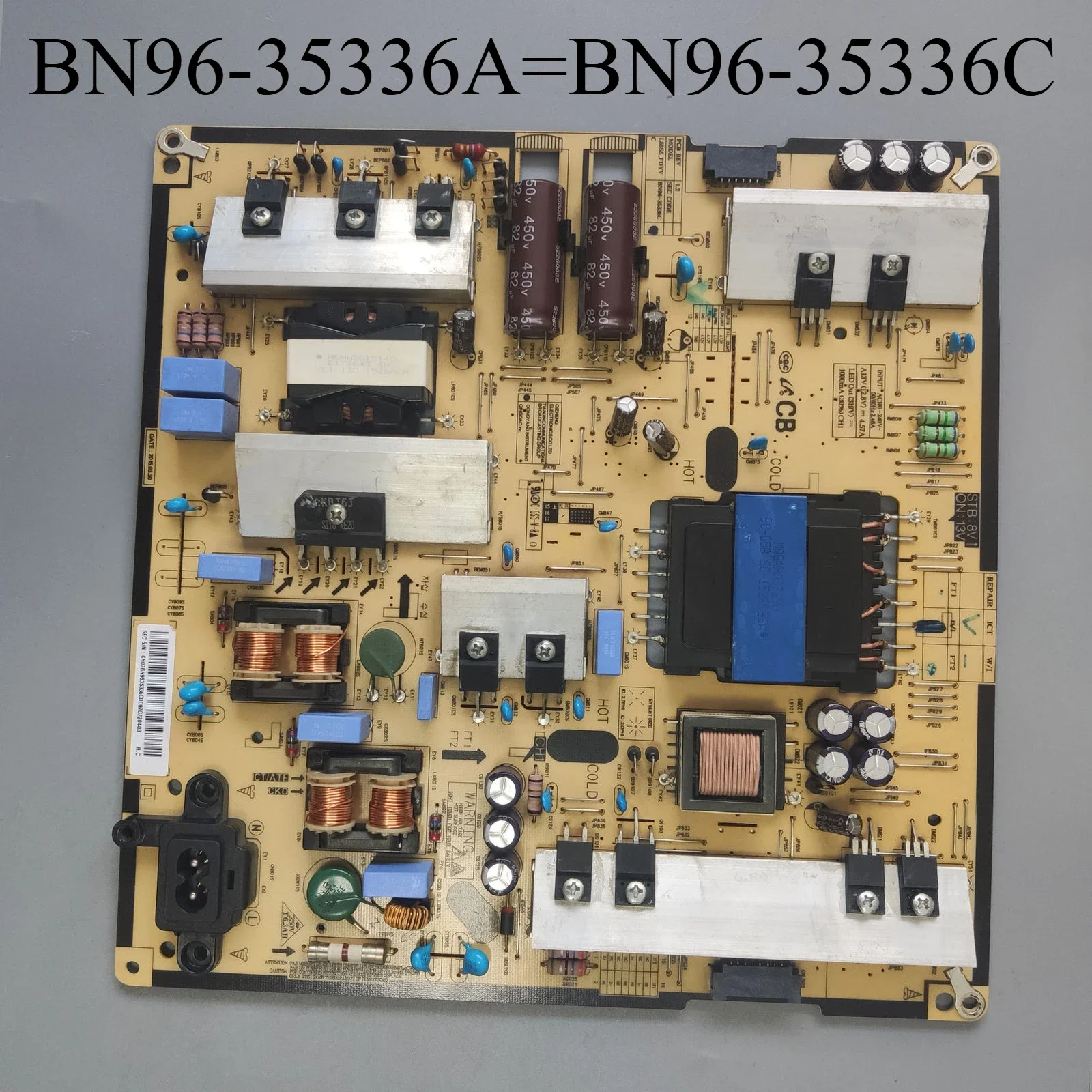 Плата питания L55S5_FDYVC BN96-35336C = BN96-35336A = BN96-35336B предназначена для телевизоров UA48JU50SWJ, UA48JU5900J, UA48JU5910J, UA48JU6000K.
Плата питания L55S5_FDYVC BN96-35336C = BN96-35336A = BN96-35336B предназначена для телевизоров UA48JU50SWJ, UA48JU5900J, UA48JU5910J, UA48JU6000K.