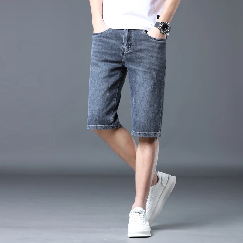 2024 New Denim Shorts for Men's Summer New Loose Straight knee length pants Youth Elastic short jeans for men cargo pants
2024 New Denim Shorts for Men's Summer New Loose Straight knee length pants Youth Elastic short jeans for men cargo pants