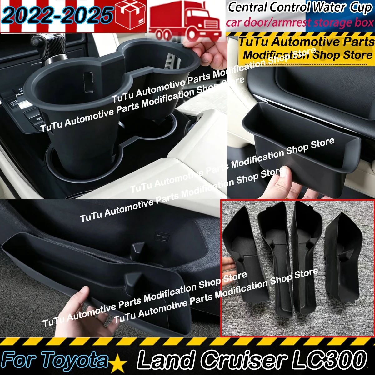 Cup Holder Door/armrest Storage Box for Toyota Land Cruiser LC300 2022-2025 Door Side Storage Box Water Cup Interior Accessories
Cup Holder Door/armrest Storage Box for Toyota Land Cruiser LC300 2022-2025 Door Side Storage Box Water Cup Interior Accessories