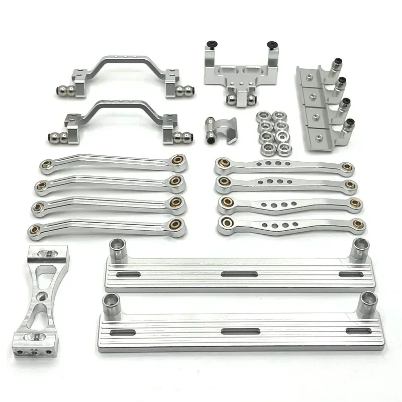 Metal Chassis Link Rod Pull Rod Mount Side Pedal Shock Mount Set 1/16 RC Car Upgrade Parts Accessories FOR WPL C64 1/16 RC Car
Metal Chassis Link Rod Pull Rod Mount Side Pedal Shock Mount Set 1/16 RC Car Upgrade Parts Accessories FOR WPL C64 1/16 RC Car