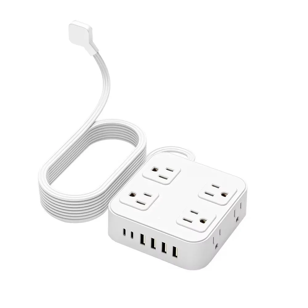 Flat Plug USB Ports Plug Strip 6 USB Ports 8 AC Outlets Supports Multiple Devices Extender US Standard Socket Strip Efficient
Flat Plug USB Ports Plug Strip 6 USB Ports 8 AC Outlets Supports Multiple Devices Extender US Standard Socket Strip Efficient
