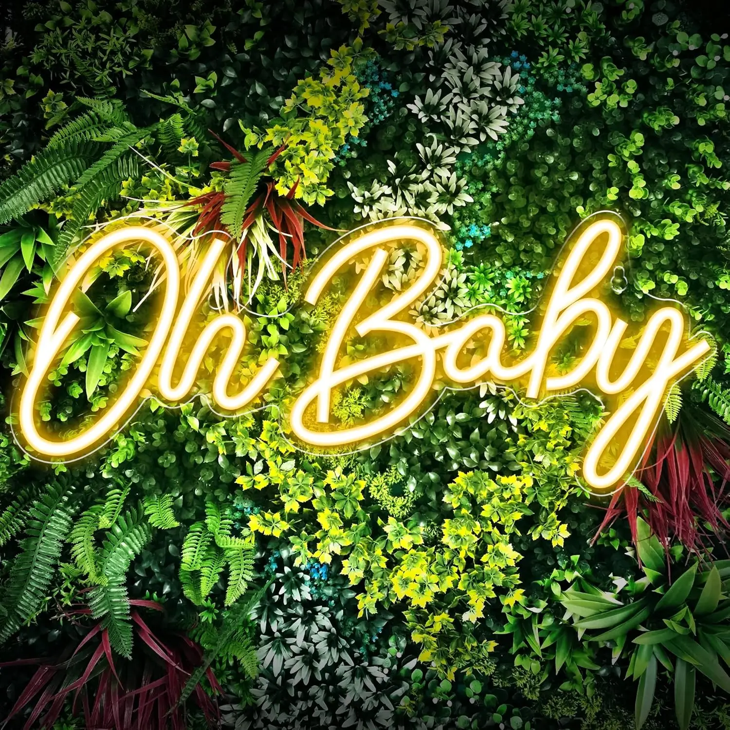 Oh Baby LED Neon Light - USB Powered, With Dimmer, Adjustable Brightness, Perfect for Bedrooms, Nursery Rooms, Fun Decor
Oh Baby LED Neon Light - USB Powered, With Dimmer, Adjustable Brightness, Perfect for Bedrooms, Nursery Rooms, Fun Decor