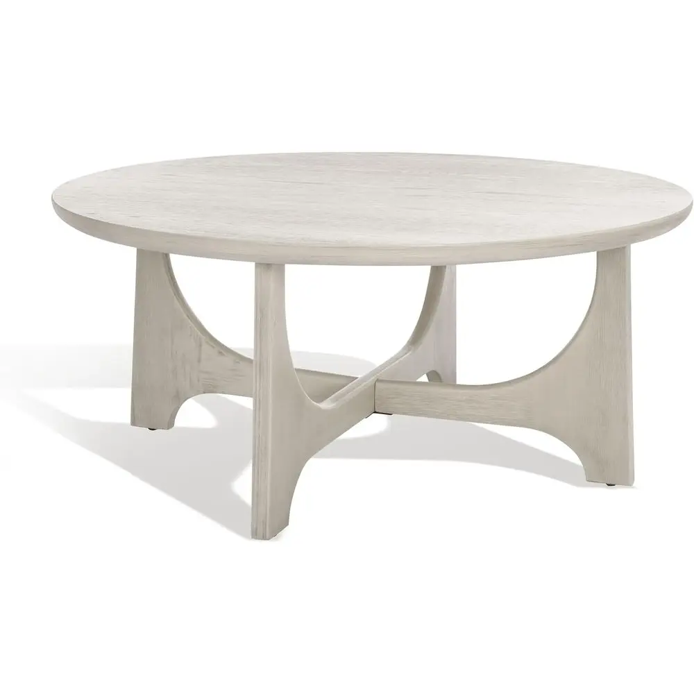 White Washed Round Coffee Table - Wooden, 40W x 40D x 17.5H, Suitable for Living Room, Family Room, Lounge (SV2128A)
White Washed Round Coffee Table - Wooden, 40W x 40D x 17.5H, Suitable for Living Room, Family Room, Lounge (SV2128A)