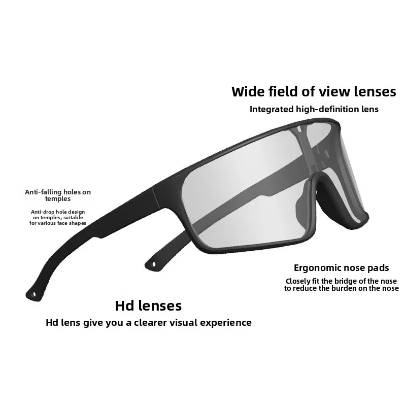 Cycling Colorful Sunglasses, Outdoor Sports Men's and Women's Cycling Windproof Sand-proof UV Goggles
Cycling Colorful Sunglasses, Outdoor Sports Men's and Women's Cycling Windproof Sand-proof UV Goggles