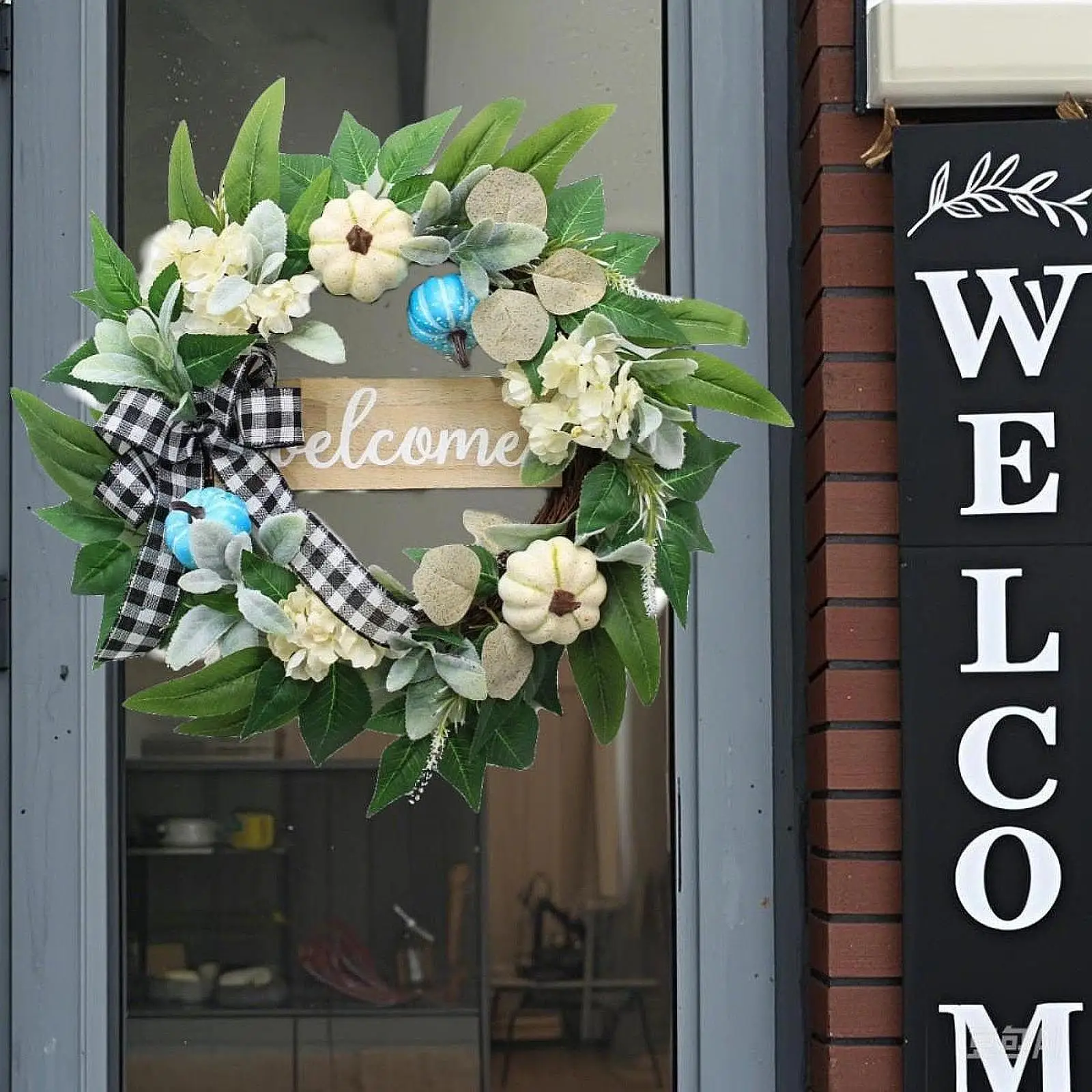 Artificial Eucalyptus Wreath Spring Wreath for Front Door Ornament Greenery Leaves for Holiday Patio Indoor Home Decoration
Artificial Eucalyptus Wreath Spring Wreath for Front Door Ornament Greenery Leaves for Holiday Patio Indoor Home Decoration