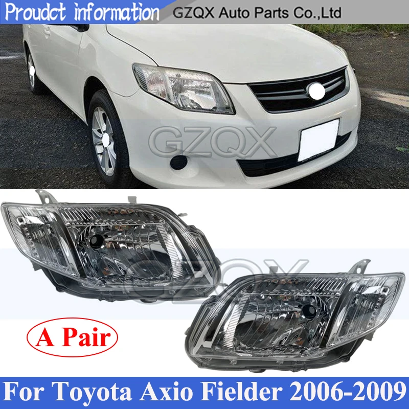 CAPQX Halogen A Pair Headlight Front Bumper Head Light Head Lamp For TOYOTA AXIO NZE140 FIELDER E141 2006-2009 Headlamp
CAPQX Halogen A Pair Headlight Front Bumper Head Light Head Lamp For TOYOTA AXIO NZE140 FIELDER E141 2006-2009 Headlamp