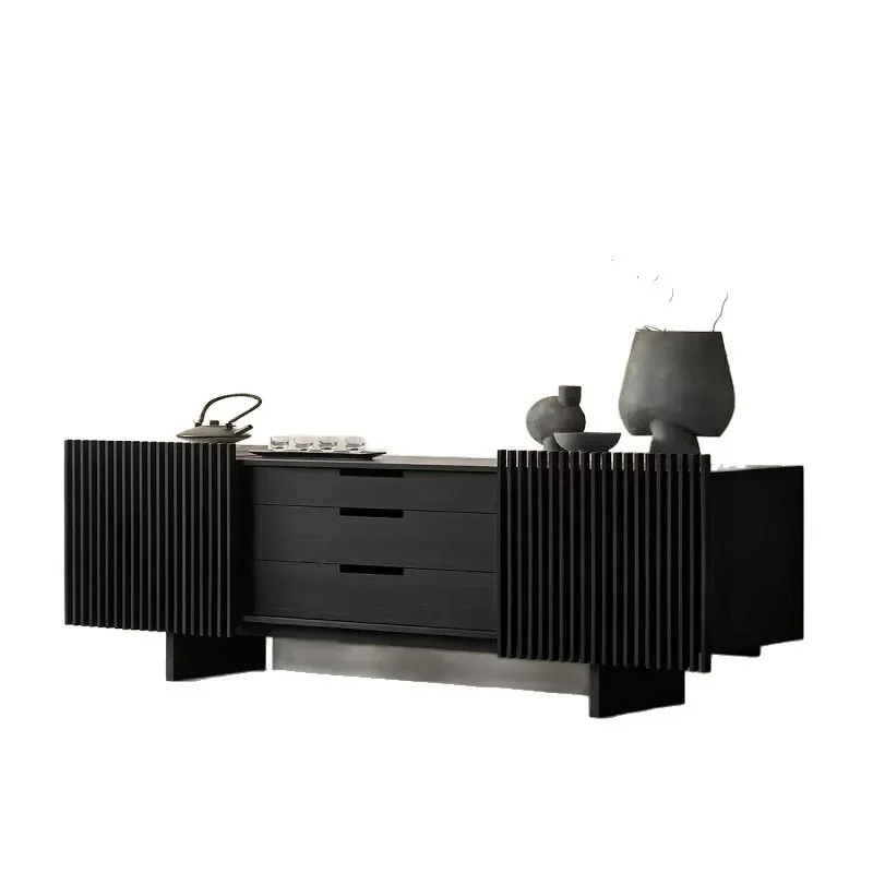 Solid wood dining side cabinet Nordic large-capacity three-layer cabinet locker black high-end clearance light luxury TV cabinet
Solid wood dining side cabinet Nordic large-capacity three-layer cabinet locker black high-end clearance light luxury TV cabinet
