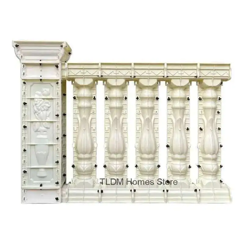 Home Garden Balcony Guardrail Vase Column Roman Column Molds Modern Cement Railing Building Mold European Villa Fence Handrail
Home Garden Balcony Guardrail Vase Column Roman Column Molds Modern Cement Railing Building Mold European Villa Fence Handrail