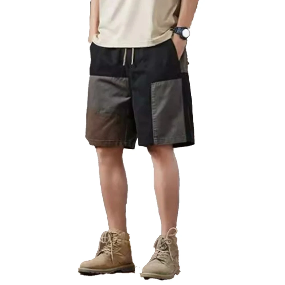 Men's Patchwork Cargo Shorts Loose Fit Color Block Streetwear Casual Drawstring Summer Utility Pants 2026 New
Men's Patchwork Cargo Shorts Loose Fit Color Block Streetwear Casual Drawstring Summer Utility Pants 2026 New