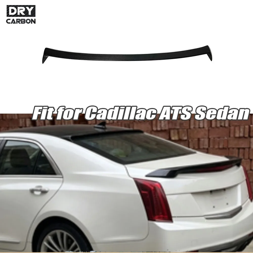 Real Carbon Fiber Car Rear Roof Spoiler Rear Lip Wings Car Top Covers Tuning for Cadillac ATS Sedan 2014 2015 2016 2017
Real Carbon Fiber Car Rear Roof Spoiler Rear Lip Wings Car Top Covers Tuning for Cadillac ATS Sedan 2014 2015 2016 2017
