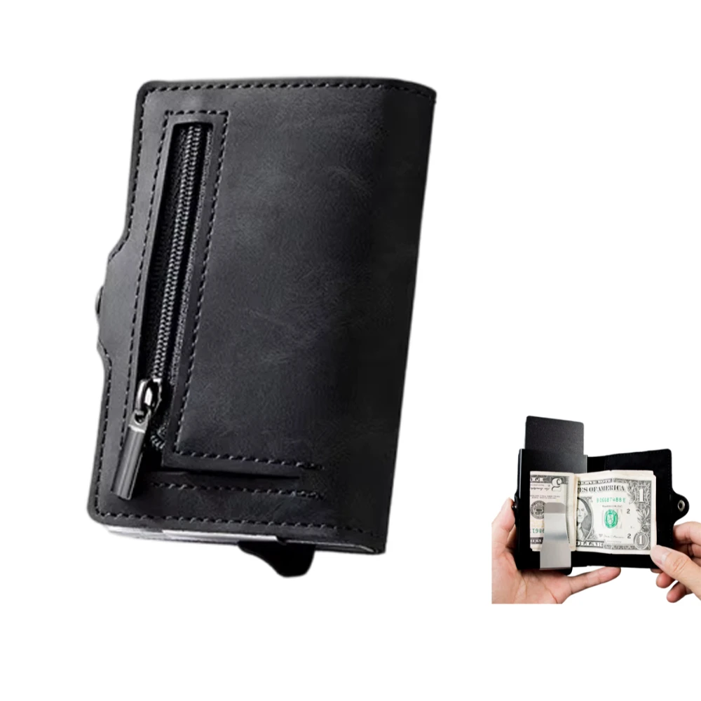 Automatic Pop Up Bank Credit Card Holders Metal Shell RFID Blocking Theft Protection Plain Black Card Clips Wallet for Men Women
Automatic Pop Up Bank Credit Card Holders Metal Shell RFID Blocking Theft Protection Plain Black Card Clips Wallet for Men Women