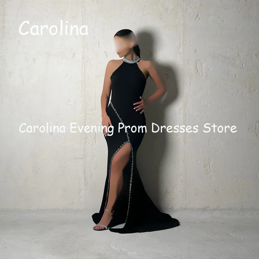 Carolina Satin Mermaid O-neck Sequins Floor-length Prom Gown luxury Evening Formal Elegant Party Dress for Women 2023
Carolina Satin Mermaid O-neck Sequins Floor-length Prom Gown luxury Evening Formal Elegant Party Dress for Women 2023
