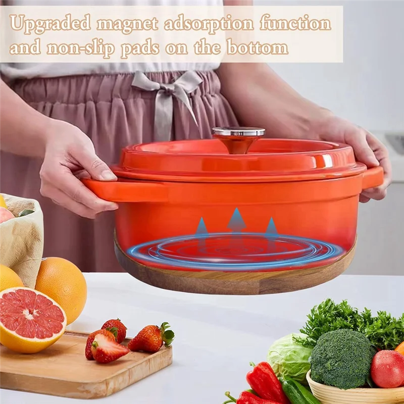 B59A 3Pcs Magnetic Pot Coasters, Non-Slip Magnetic Pot Holders For Hot Pots And Pans
B59A 3Pcs Magnetic Pot Coasters, Non-Slip Magnetic Pot Holders For Hot Pots And Pans