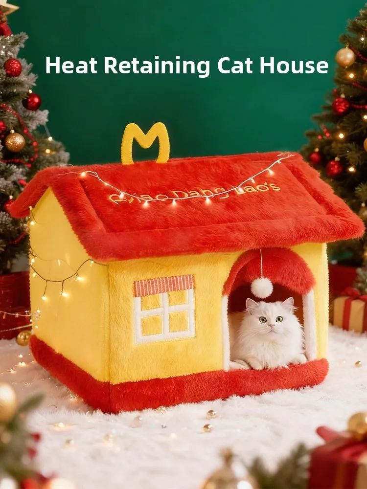 Дом Cisas, зимняя теплая съемная кровать, кровать для собаки, домик для котят, простой дизайн, животный узор
Дом Cisas, зимняя теплая съемная кровать, кровать для собаки, домик для котят, простой дизайн, животный узор