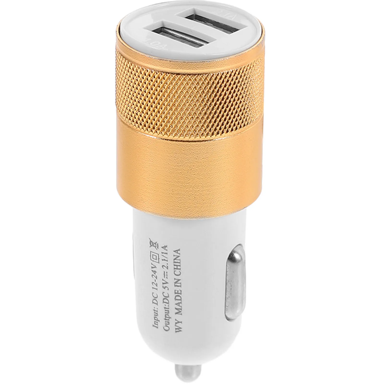 Dual USB Car Charger Golden Aluminum Portable Dc12-24V to 5V 3.1a Fast Charging Adapter for GPS Car Dvr Smartphones
Dual USB Car Charger Golden Aluminum Portable Dc12-24V to 5V 3.1a Fast Charging Adapter for GPS Car Dvr Smartphones