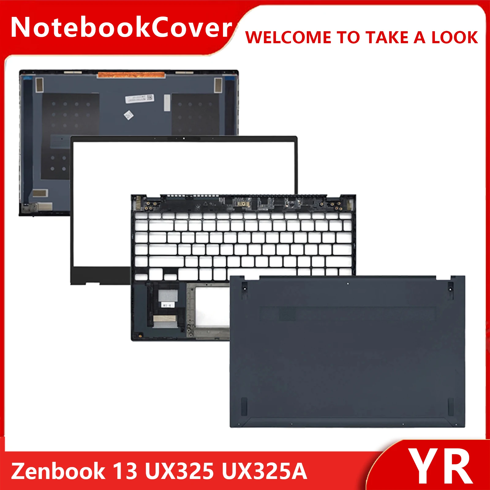 For Zenbook 13 UX325 UX325A UX325J UX325E U3700J Laptop Shell LCD Screen Top Case/Back Cover/Front Bezel/Bottom Case/Hinges
For Zenbook 13 UX325 UX325A UX325J UX325E U3700J Laptop Shell LCD Screen Top Case/Back Cover/Front Bezel/Bottom Case/Hinges