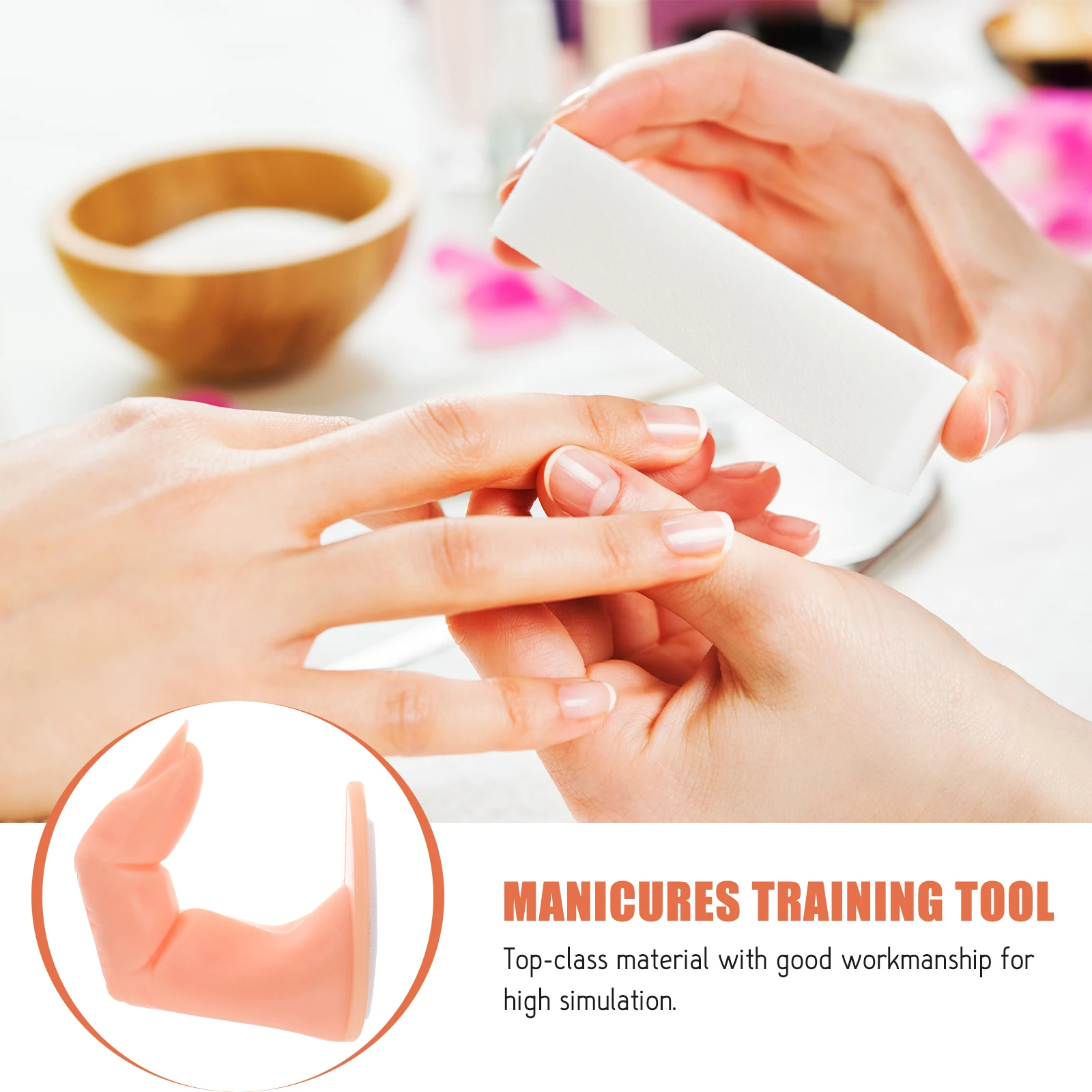 20Pcs Practice Fake Fingers Manicure Training Tool Portable Nail Art Practice Fingers High Simulation for Beginners
20Pcs Practice Fake Fingers Manicure Training Tool Portable Nail Art Practice Fingers High Simulation for Beginners