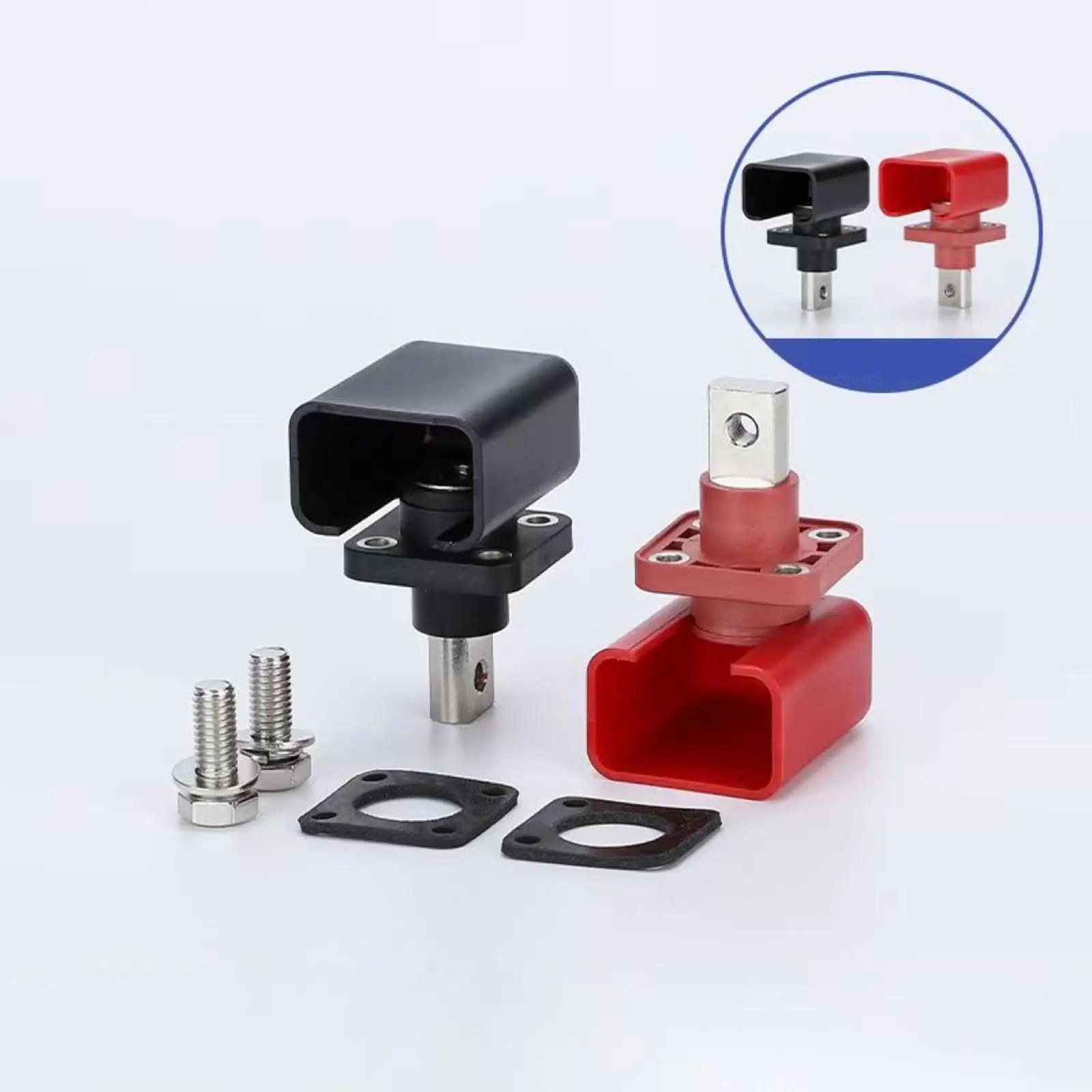 2 Pieces Battery Terminal Connector Easy to Mount Through-wall Type Multiple Quick Release Terminal Post for Boat Truck Car ATV
2 Pieces Battery Terminal Connector Easy to Mount Through-wall Type Multiple Quick Release Terminal Post for Boat Truck Car ATV