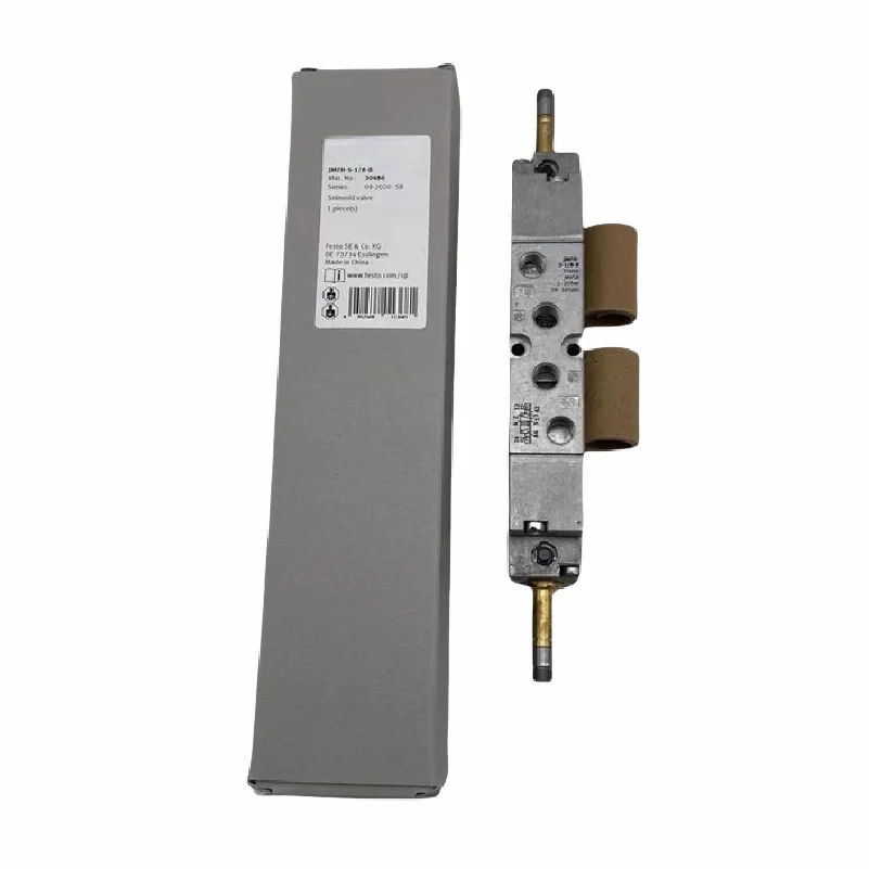 Совершенно новый оригинальный JMFH-5-1/8-B двухпозиционный пятиходовой двойной электрический регулирующий клапан электромагнитный клапан на складе
Совершенно новый оригинальный JMFH-5-1/8-B двухпозиционный пятиходовой двойной электрический регулирующий клапан электромагнитный клапан на складе