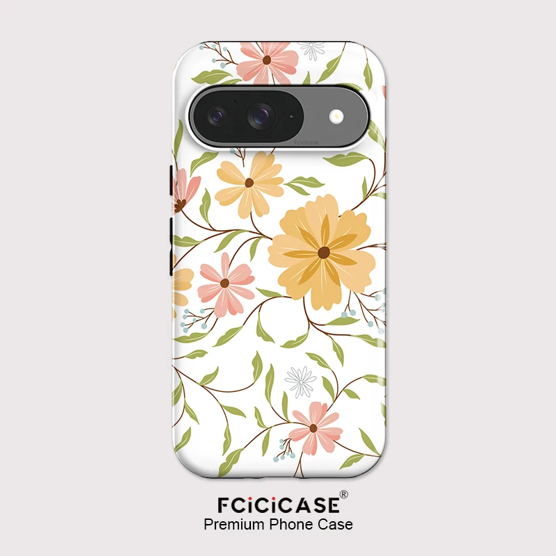 Fcicicase Anti-knock Phone Case For Google Pixel 10 Pro XL 10A 8A 7A 9 8 Pro 2 in 1 Double-layer Flower Leaves Print Cover
Fcicicase Anti-knock Phone Case For Google Pixel 10 Pro XL 10A 8A 7A 9 8 Pro 2 in 1 Double-layer Flower Leaves Print Cover