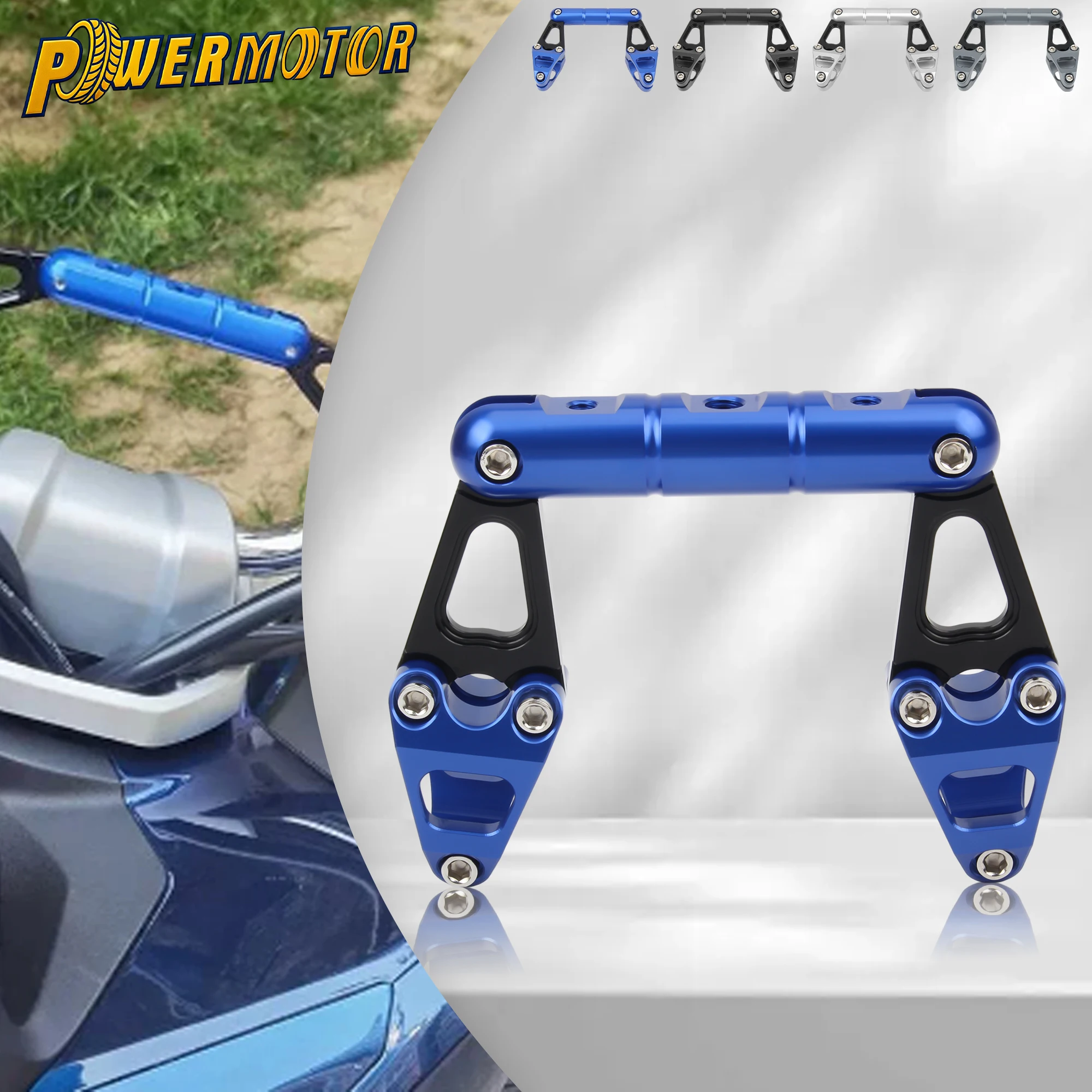 Universal Scooter Motorcycle 22mm Handlebar Crossbar Balance Bracket CNC Aluminum For HONDA PCX125 150 160 HAOJUE UHR 125 150
Universal Scooter Motorcycle 22mm Handlebar Crossbar Balance Bracket CNC Aluminum For HONDA PCX125 150 160 HAOJUE UHR 125 150