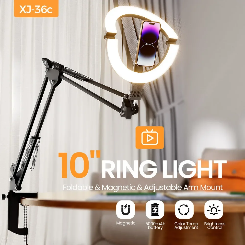 Handheld Rabbit Cage Lamp Versatile Magnetic Ring Light With Adjustable Stand For Video&Live Streaming Selfie Photography Light
Handheld Rabbit Cage Lamp Versatile Magnetic Ring Light With Adjustable Stand For Video&Live Streaming Selfie Photography Light