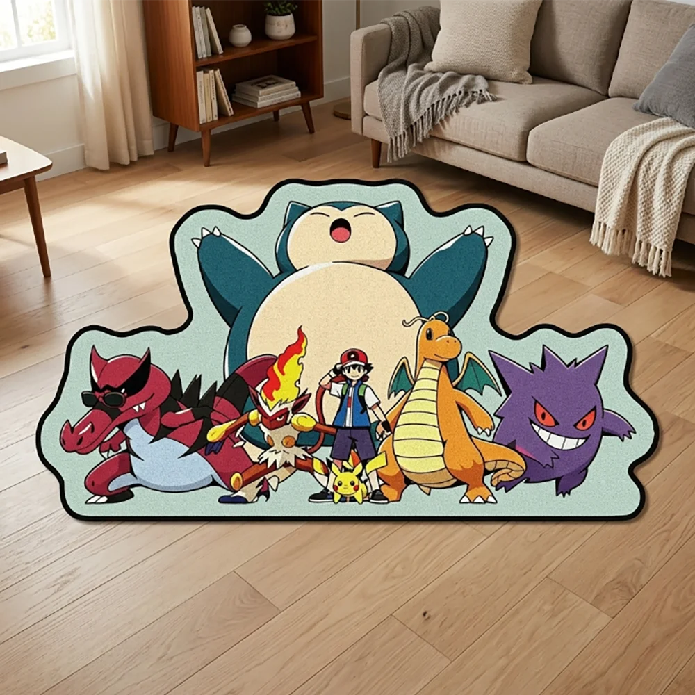 Kawaii Pokemon Floor Mat/Doormat Snorlax Charizard Gengar Anime Rug Soft Non-Slip Carpet for Living Room Gamer Decor
Kawaii Pokemon Floor Mat/Doormat Snorlax Charizard Gengar Anime Rug Soft Non-Slip Carpet for Living Room Gamer Decor