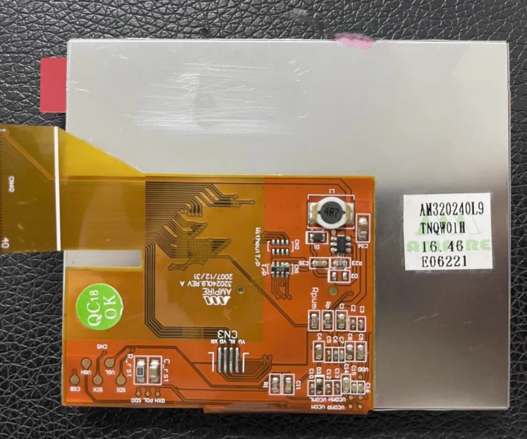 3.5 inch AM320240L9TNQW-01 LCD Display Panel
3.5 inch AM320240L9TNQW-01 LCD Display Panel