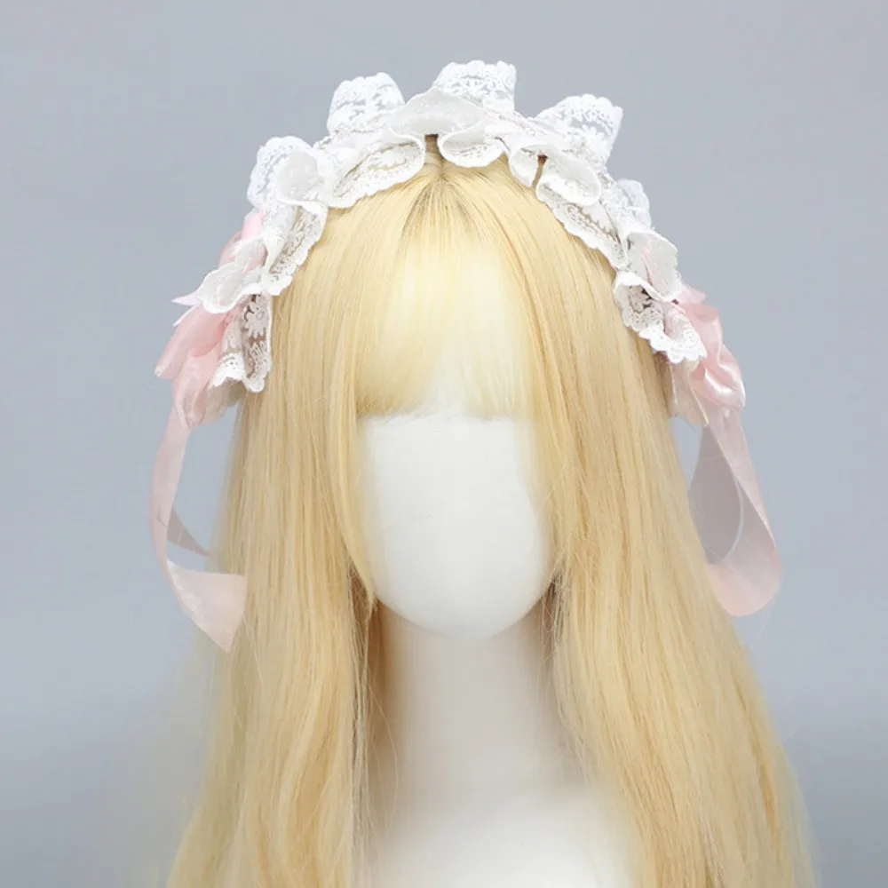 Креативная повязка на голову в стиле лолита с кружевом, бантом и рюшами, аксессуар для волос, кавайный аниме-косплей, головной убор для вечеринок
Креативная повязка на голову в стиле лолита с кружевом, бантом и рюшами, аксессуар для волос, кавайный аниме-косплей, головной убор для вечеринок
